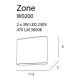 Aplica Baie ZONE W0200 Max Light LED, Alb, Polonia