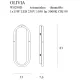Aplica OLIVIA W0290D Max Light LED, Auriu, Polonia