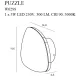 Aplica PUZZLE W0299 Max Light LED, Alb, Polonia