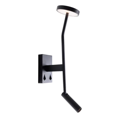 Aplica Dormitor IBIZA W0349 Max Light LED, Negru, Polonia