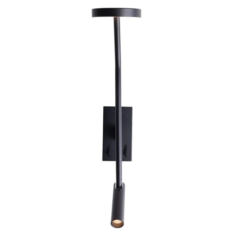 Aplica Dormitor IBIZA W0349 Max Light LED, Negru, Polonia