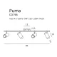 Lustra Spot PUMA C0196 Max Light GU10, Auriu, Polonia