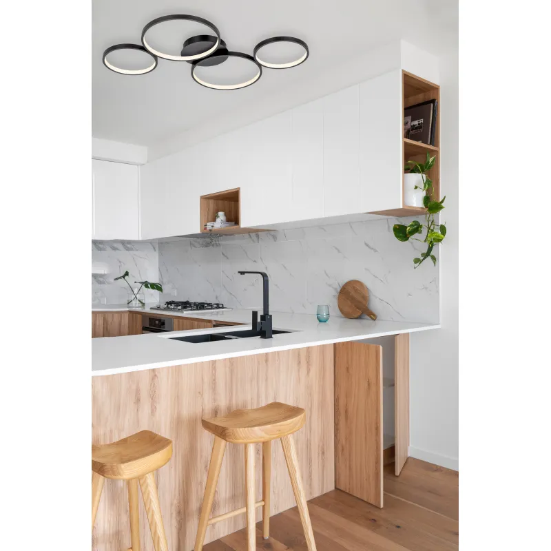 Lustra Plafon VELVET C0200 Max Light LED, Negru, Polonia