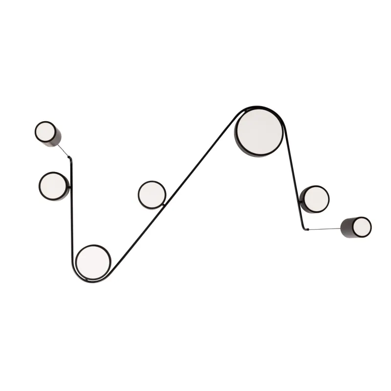 Suspensie ZUMAIA C0249 Max Light LED, Negru, Polonia