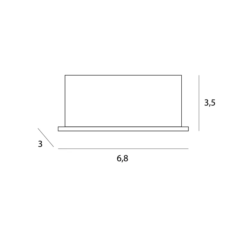 Spot Incastrat X-LINE H0134 Max Light LED, Alb, Polonia