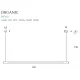 Suspensie ORGANIC P P0360 Max Light LED, Auriu, Polonia