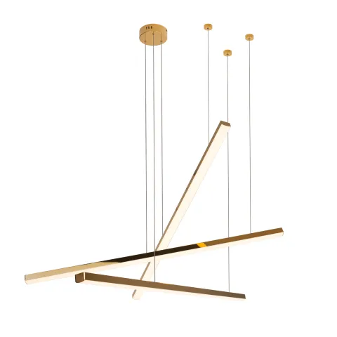 Suspensie TRIO 3 P0426D Max Light LED, Auriu, Polonia