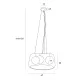 Pendul KOSHI P0499 Max Light E14, Alb, Polonia