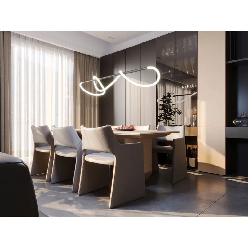Suspensie LAGUNA P0512 Max Light LED, Negru, Polonia