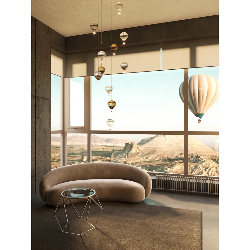 Suspensie PALLONCINI P0526D Max Light LED, Alb, Polonia