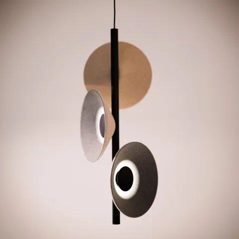 Pendul PURO P0563 Max Light LED, Gri, Polonia