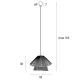 Pendul AMALFI P0580 Max Light E27, Negru, Polonia