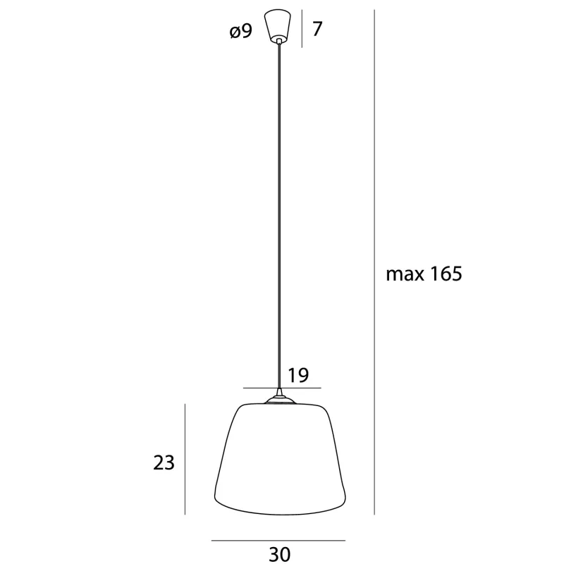 Pendul POT P0582 Max Light E27, Alb, Polonia