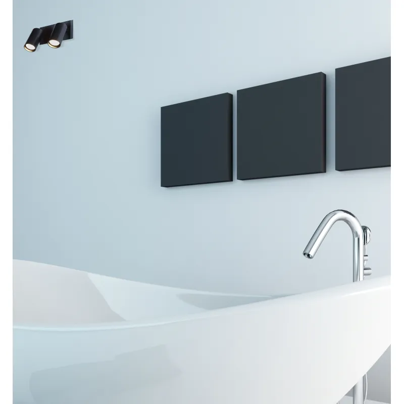 Aplica TOP W0221 Max Light GU10, Negru, Polonia