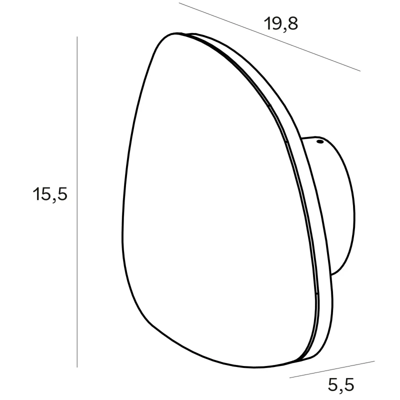 Aplica PUZZLE W0302 Max Light LED, Negru, Polonia