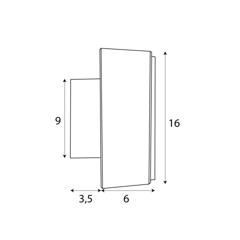Aplica LIPARI W0358 Max Light LED, Auriu, Polonia