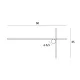 Aplica ARNE W0369 Max Light LED, Negru, Polonia