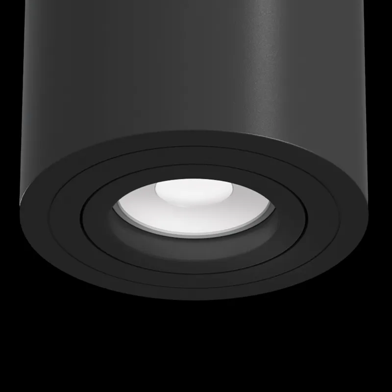 Downlight Circular Alfa Maytoni GU10, Negru, C016CL-01B, Germania