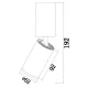 Downlight Circular FOCUS S Maytoni GU10, Negru, C051CL-01B, Germania