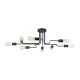 Lustra  Gilbert Maytoni E27, Negru, T532CL-08B, Germania