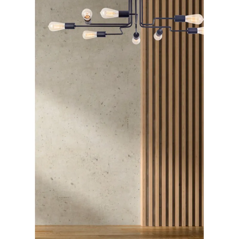Lustra  Gilbert Maytoni E27, Negru, T532CL-08B, Germania