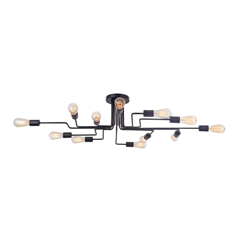 Lustra  Gilbert Maytoni E27, Negru, T532CL-12B, Germania