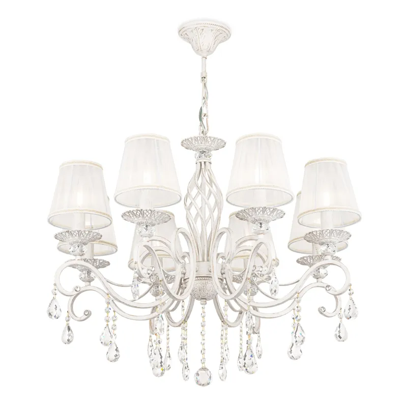 Candelabru  Grace Maytoni E14, Alb, ARM247-08-G, Germania