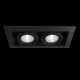 Downlight Patrat Metal Modern Maytoni GU10, Negru, DL008-2-02-B, Germania