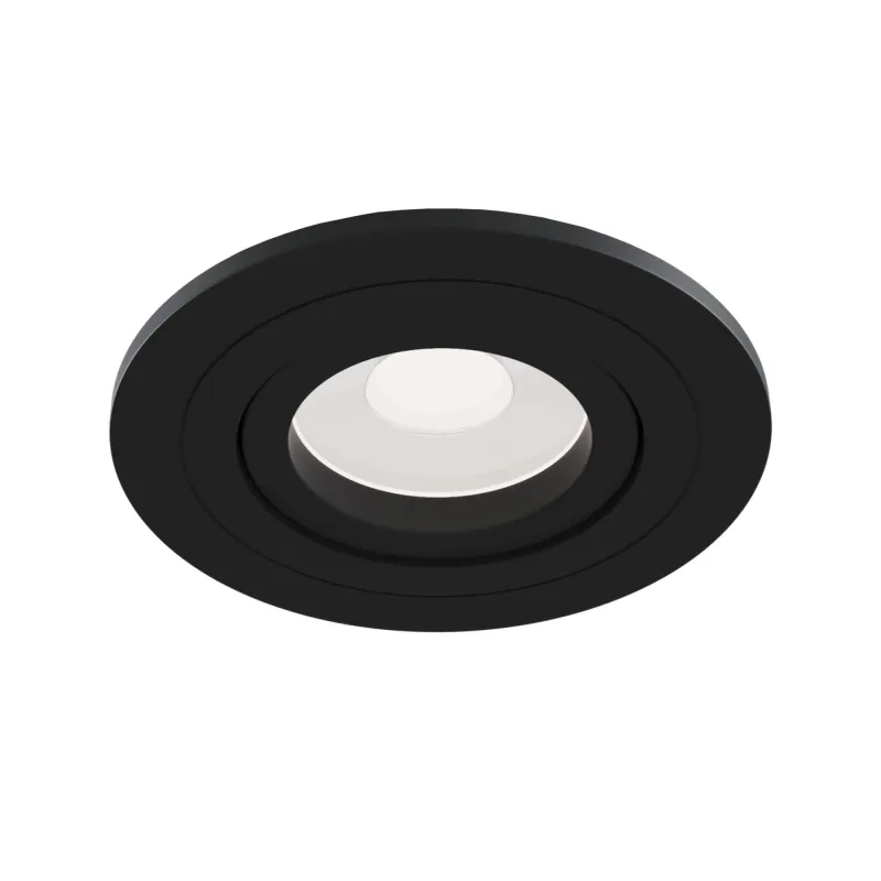 Downlight Circular Atom Maytoni GU10, Negru, DL023-2-01B, Germania