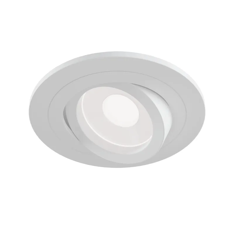 Downlight Circular Atom Maytoni GU10, Alb, DL023-2-01W, Germania
