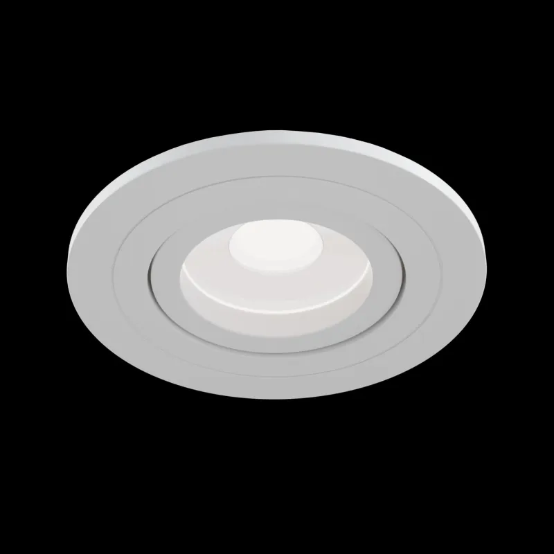 Downlight Circular Atom Maytoni GU10, Alb, DL023-2-01W, Germania