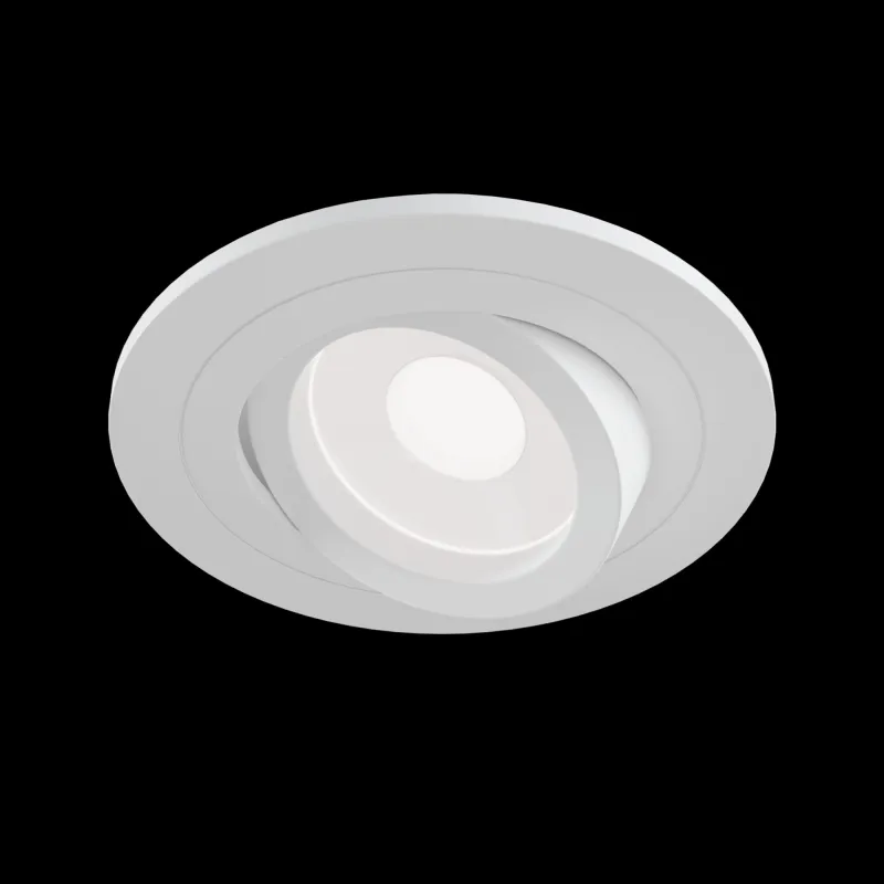 Downlight Circular Atom Maytoni GU10, Alb, DL023-2-01W, Germania