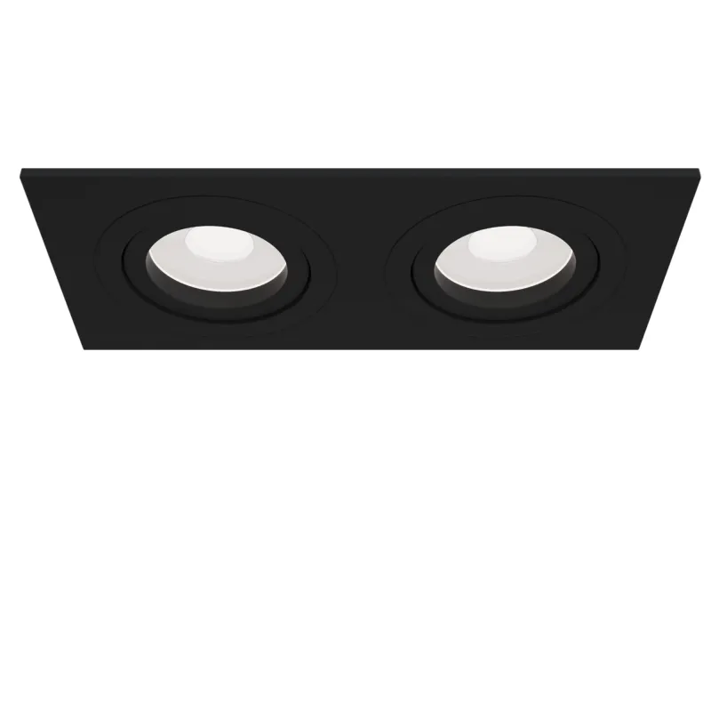 Downlight Patrat Atom Maytoni GU10, Negru, DL024-2-02B, Germania