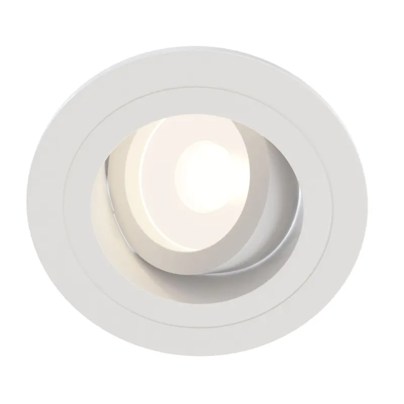 Downlight Circular Atom Maytoni GU10, Alb, DL025-2-01W, Germania
