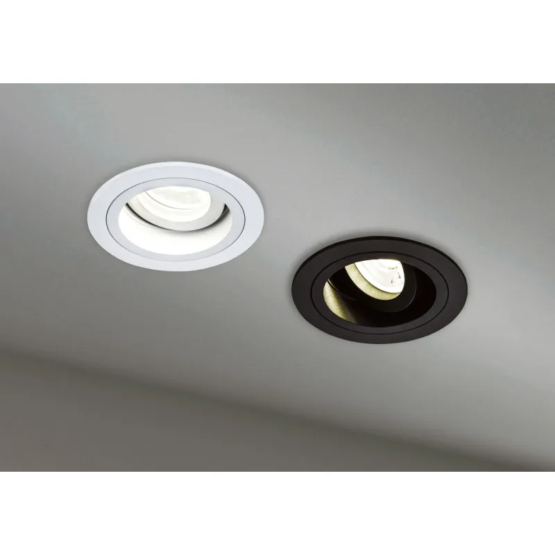 Downlight Circular Atom Maytoni GU10, Alb, DL025-2-01W, Germania