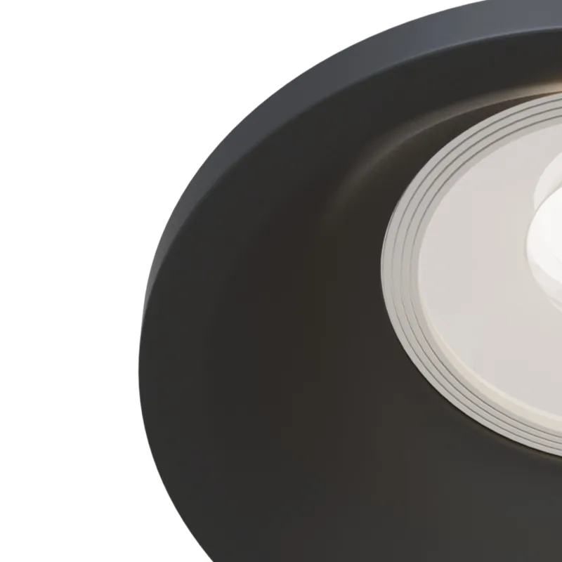 Downlight Circular Slim Maytoni GU10, Negru, DL027-2-01B, Germania
