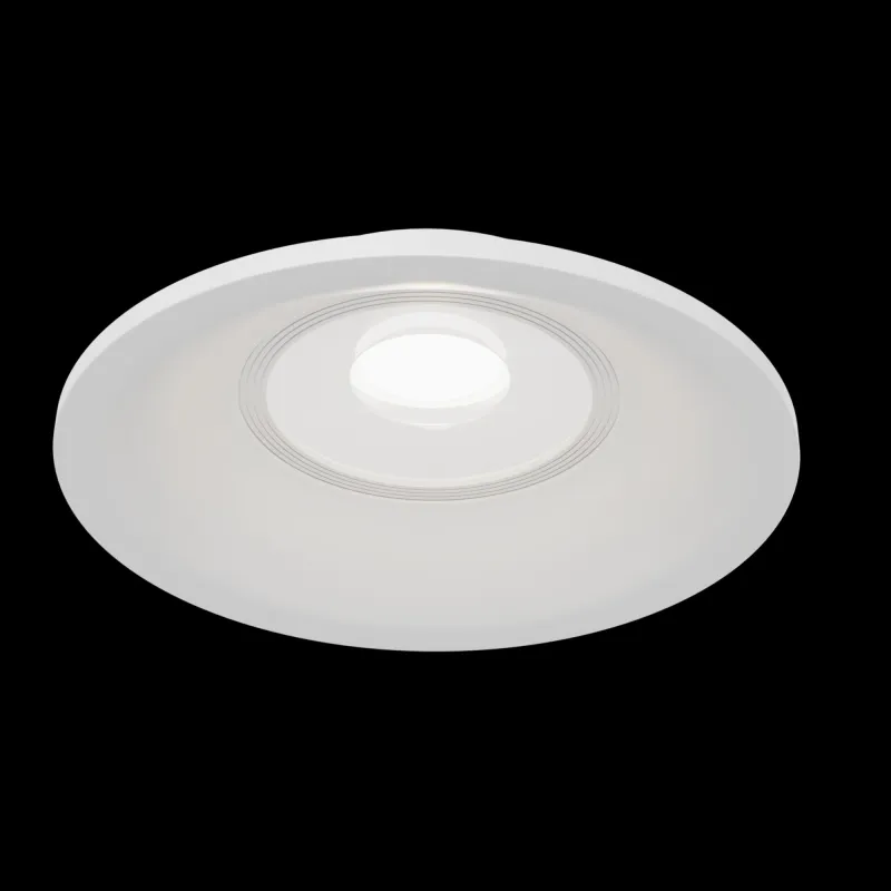 Downlight Circular Slim Maytoni GU10, Alb, DL027-2-01W, Germania