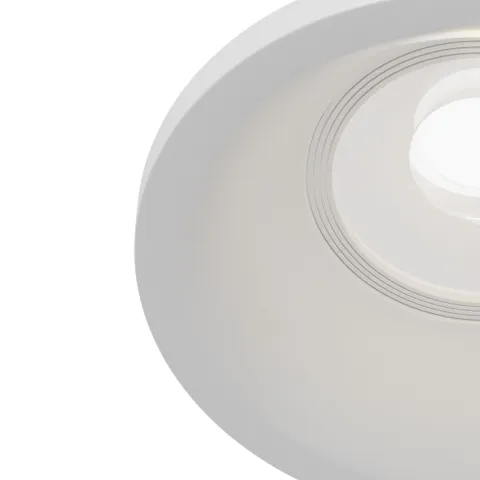 Downlight Circular Slim Maytoni GU10, Alb, DL027-2-01W, Germania