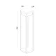 Stalp Baker Street Maytoni Led, Negru, O021FL-L10B3K, Germania