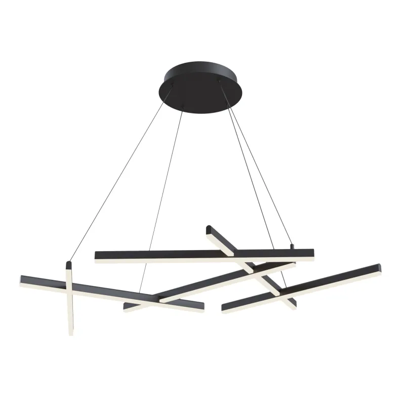 Suspensie  Line Maytoni Led, Negru, MOD016PL-L75B, Germania