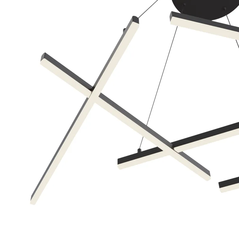 Suspensie  Line Maytoni Led, Negru, MOD016PL-L75B, Germania