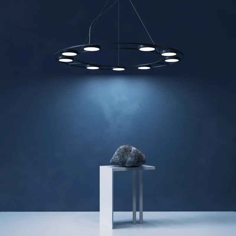 Suspensie Fad Maytoni Led, Negru, MOD070PL-L63B3K, Germania