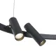 Suspensie  Satellite Maytoni Led, Negru, MOD102PL-L42B, Germania