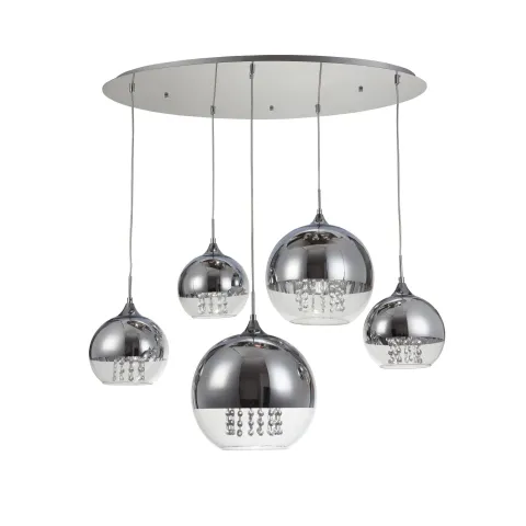 Suspensie  Fermi Maytoni E27, Nichel, P140-PL-170-5-N, Germania