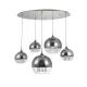Suspensie  Fermi Maytoni E27, Nichel, P140-PL-170-5-N, Germania