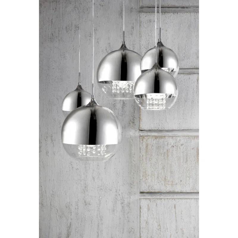 Suspensie  Fermi Maytoni E27, Nichel, P140-PL-170-5-N, Germania