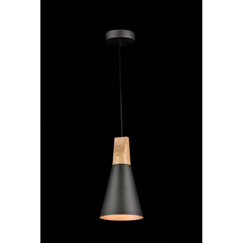 Pendul  Bicones Maytoni E27, Negru, P359-PL-140-C, Germania