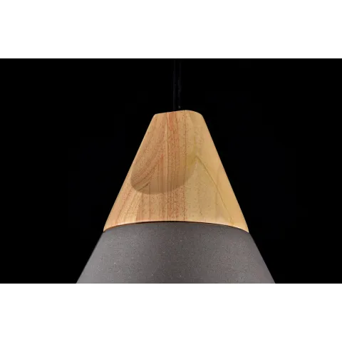 Pendul  Bicones Maytoni E27, Negru, P359-PL-220-C, Germania