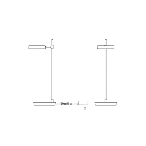 Veioza Fad Maytoni Led, Negru, MOD070TL-L8B3K, Germania