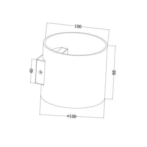 Aplica Rond Maytoni G9, Auriu, C066WL-01MG, Germania